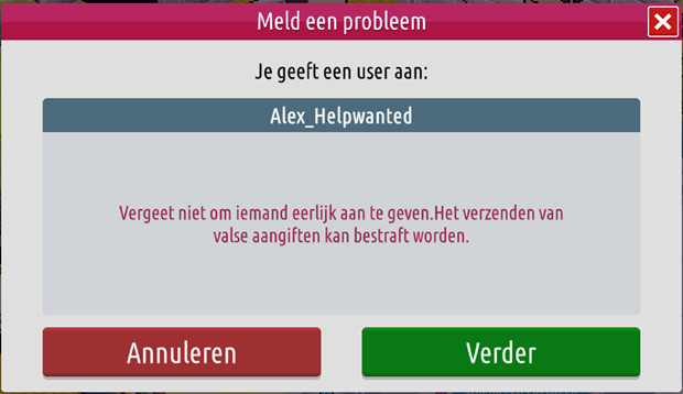 Meld probleem