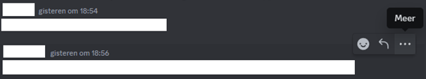 Screenshot discord bericht