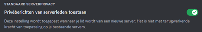 Priverberichtenserverleden discord